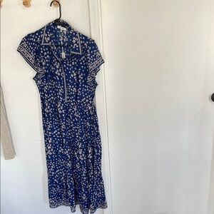 Floral Blue Dress